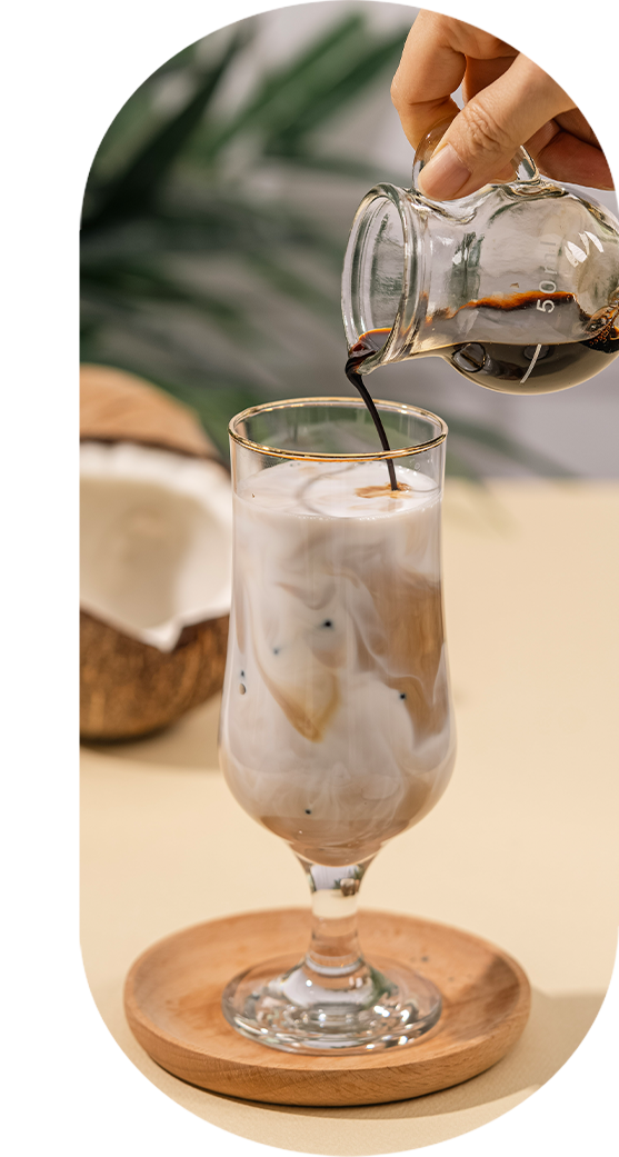 아이스 코코넛 라떼