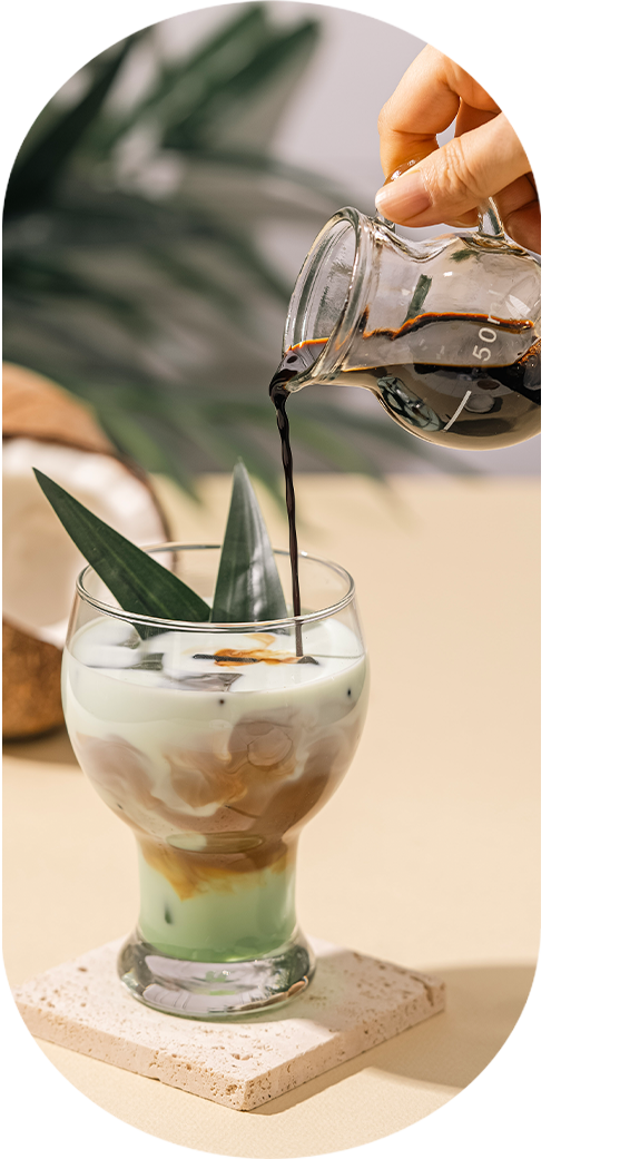 아이스 코코넛 라떼